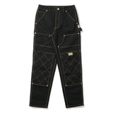 ADVISORY BOARD CRYSTALS(アドバイザリーボードクリスタルズ)｜Abc 123 Diamond Stitch Double Knee Pant(エービーシーワンツースリーダイアモンドスティッチダブルニーパンツ)｜【公式通販 UNION TOKYO】｜ユニオントーキョー