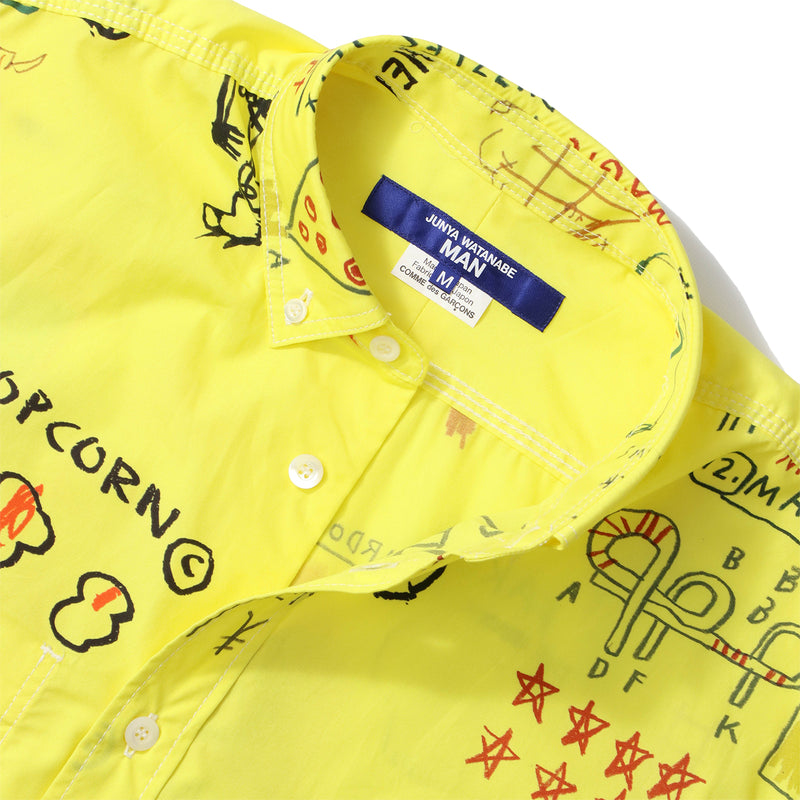 JUNYA WATANABE MAN(ジュンヤワタナベマン)｜COTTON BROAD PRINT Jean-Michel Basquiat SHIRTS(コットンブロードプリント ジャンミシェルバスキアシャツ)｜【公式通販 UNION TOKYO】｜ユニオントーキョー