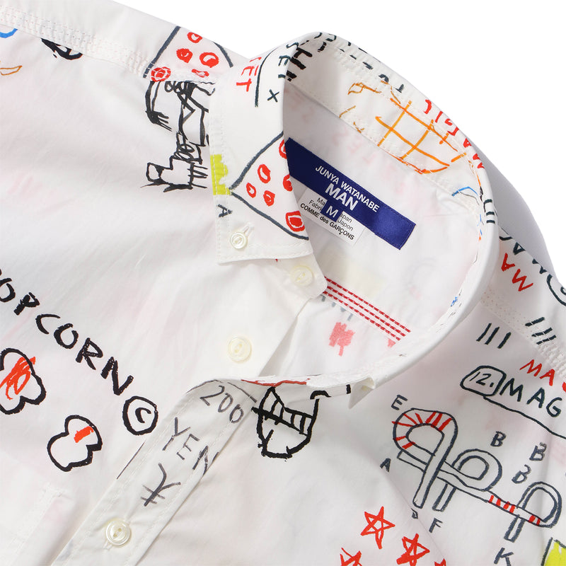 JUNYA WATANABE MAN(ジュンヤワタナベマン)｜COTTON BROAD PRINT Jean-Michel Basquiat SHIRTS(コットンブロードプリントジャンミシェルバスキアシャツ)｜【公式通販 UNION TOKYO】｜ユニオントーキョー