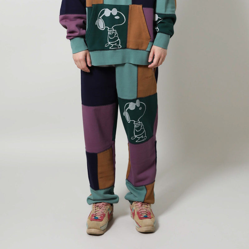 AWAKE NY(アウェイクニューヨーク)｜PEANUTS PATCHWORK SWEATPANT(ピーナッツパッチワークスウェットパンツ)｜【公式通販 UNION TOKYO】｜ユニオントーキョー