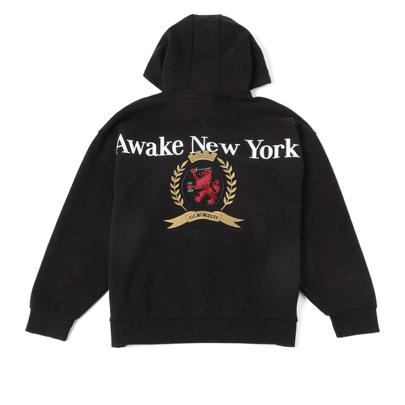 【Mサイズ】AWAKE NY Logo Patch Hoodie 黒 パーカー