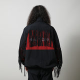 MARTINE ROSE(マーティンローズ)｜FRINGE TRACK JACKET(フリンジトラックジャケット)｜【公式通販 UNIONT TOKYO】｜ユニオントーキョー
