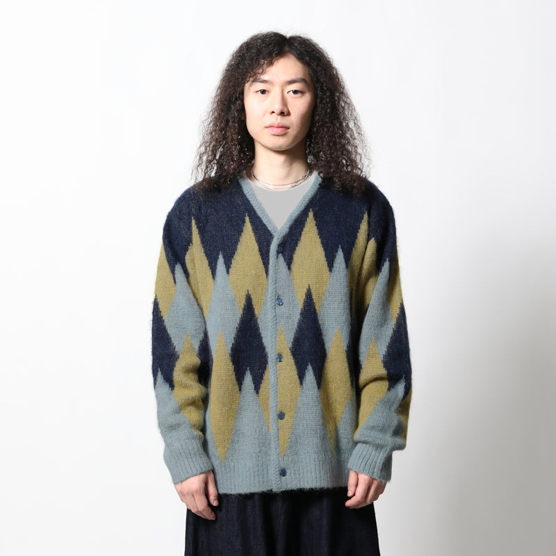 NEEDLES(ニードルズ)｜UNION x NEEDLES  Mohair Cardigan - Diamond(ユニオンニードルズモヘアーカーディガン　ダイアモンド)｜【公式通販 UNION TOKYO】｜ユニオントーキョー