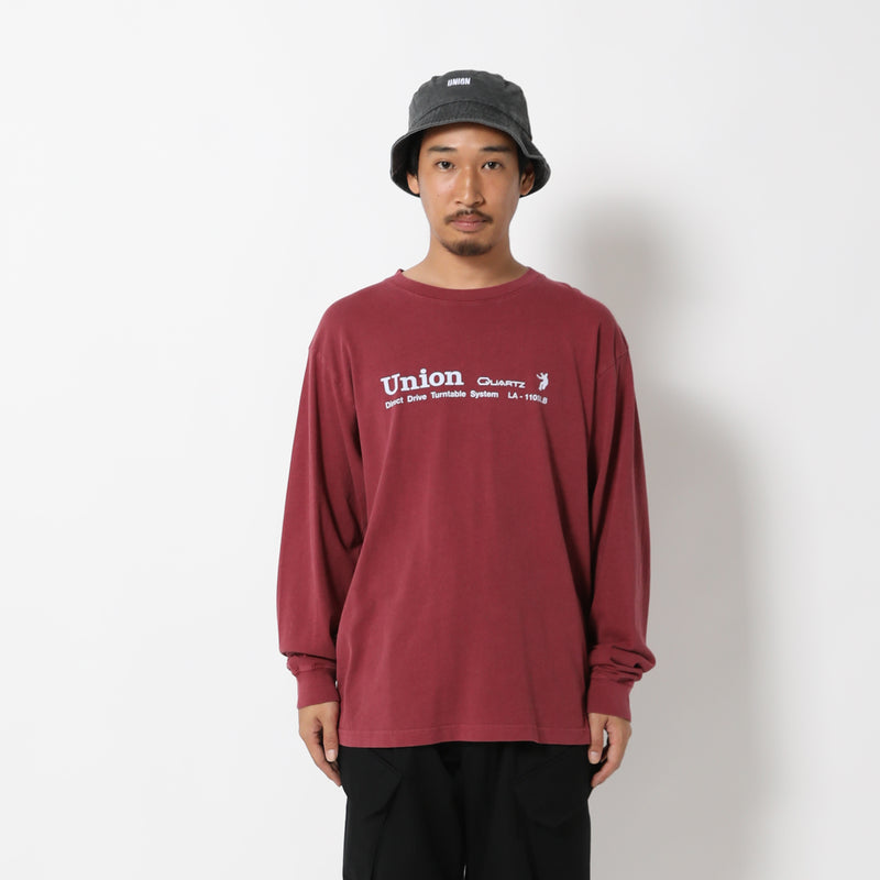 UNION ORIGINAL(ユニオンオリジナル)｜QUARTZ L/S TEE(クオーツLSティー)｜【公式通販 UNION TOKYO】｜ユニオントーキョー