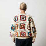 MacMahon Knitting Mills(マクマホン ニッティング ミルズ)｜Crochet V-neck Cardigan(クロッシェVネックカーディガン)｜【公式通販 UNIONT TOKYO】｜ユニオントーキョー