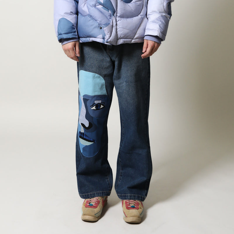 KidSuper(キッドスーパー)｜Blue Face Jeans(ブルーフェイスジーンズ)｜【公式通販 UNIONT TOKYO】｜ユニオントーキョー