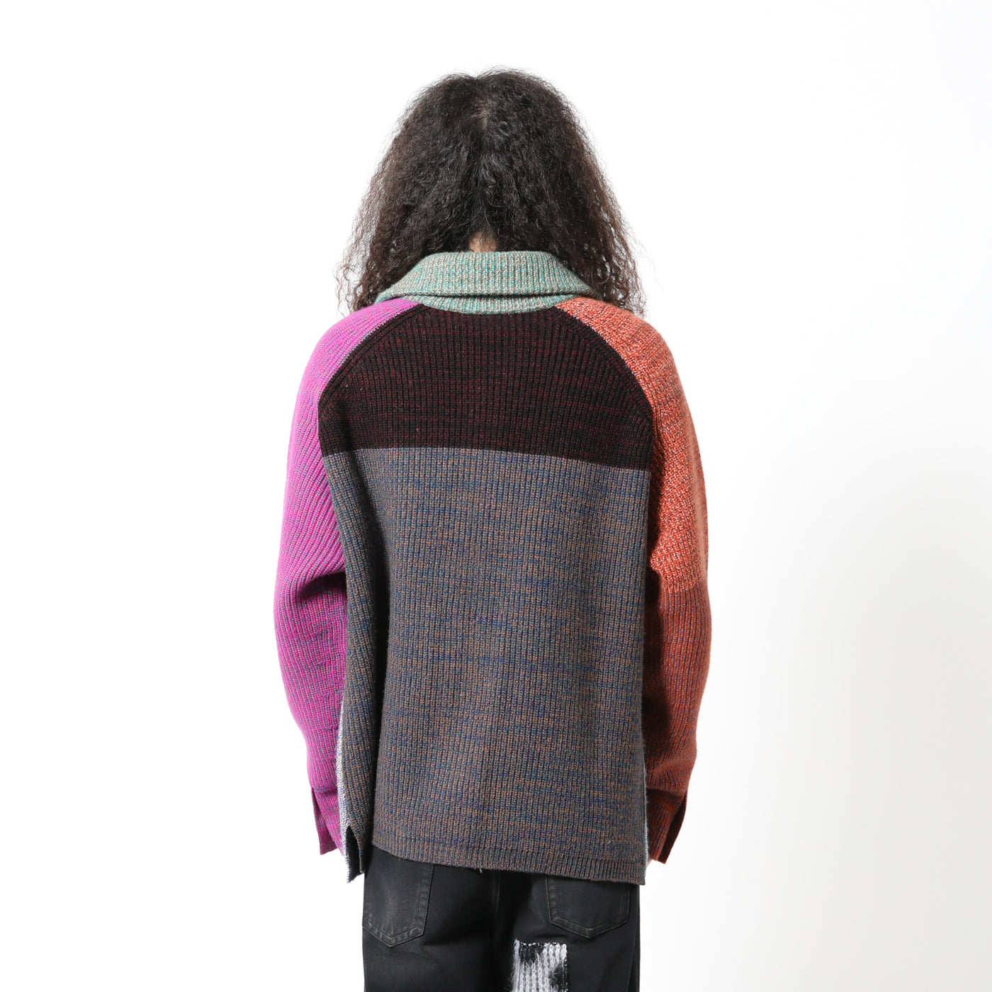 UNION x KOWGA VARSITY JACKET　ユニオン UNA JACKET ASSORTED 7｜WASTE YARN PROJECT｜TOPS（トップス