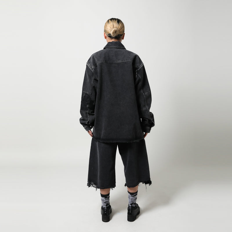 MARTINE ROSE(マーティンローズ)｜DENIM OVERSHIRT(デニムオーバー 