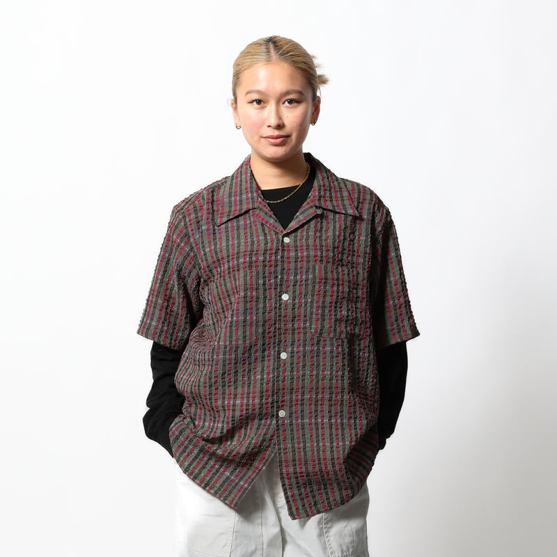 NEEDLES(ニードルズ)｜S/S OneUp Shirt  PE/R Chiffon Sucker Plaid(クエイクLSコットン)｜【公式通販 UNION TOKYO】｜ユニオントーキョー