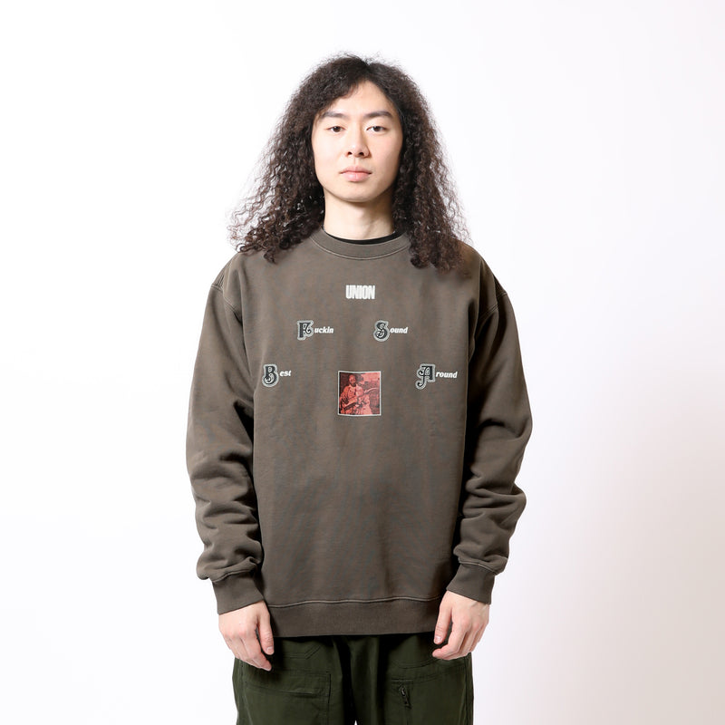 UNION ORIGINAL(ユニオンオリジナル)｜SOUND CREWNECK(サウンドクルーネック)｜【公式通販 UNION TOKYO】｜ユニオントーキョー