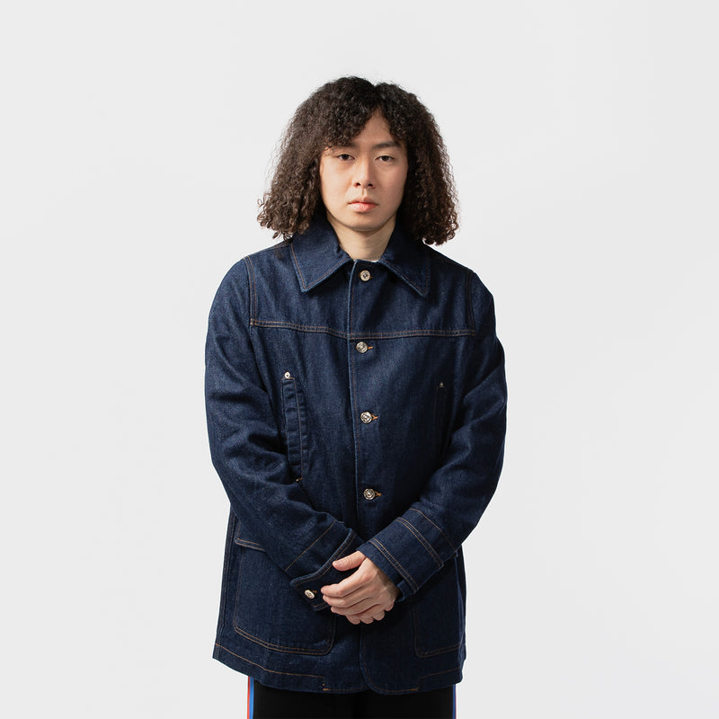 WALES BONNER(ウェールズボナー)｜SHADOW DENIM JACKET(シャドウデニム 