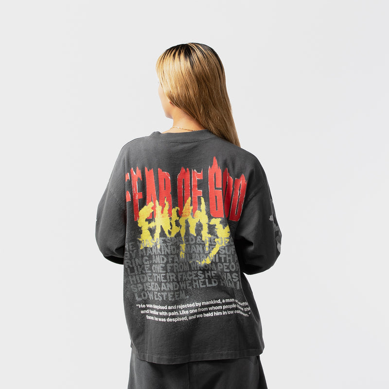 RRR123（アールアールアールワンツースリー）/ TOPS（トップス）/ LOOK ITS THE ENEMY LS商品 / VINTAGE BLACK