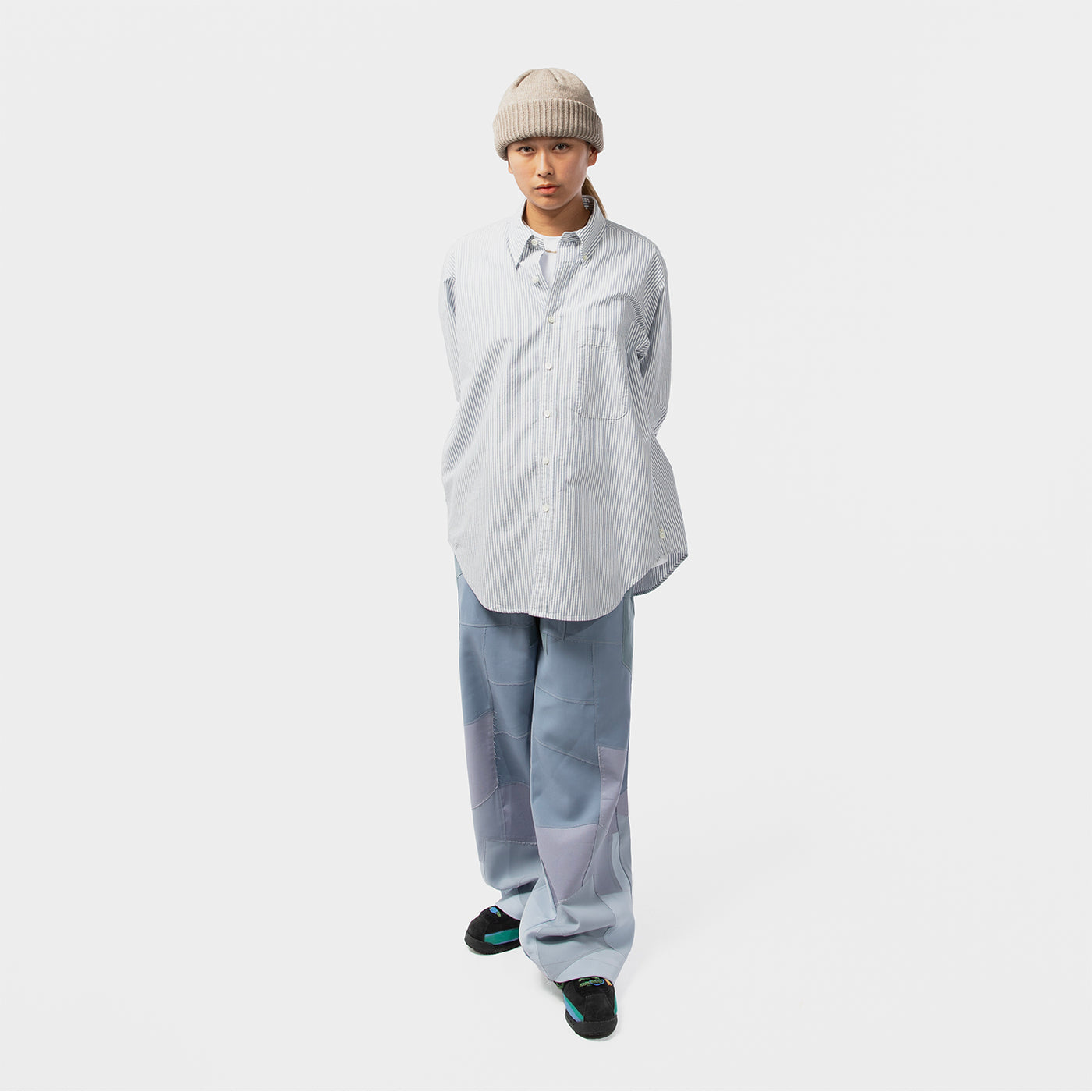 BRIEFING ネイビー クルーネック3Dロゴトップス trim_ofbfg_item32483b60d3ac11e