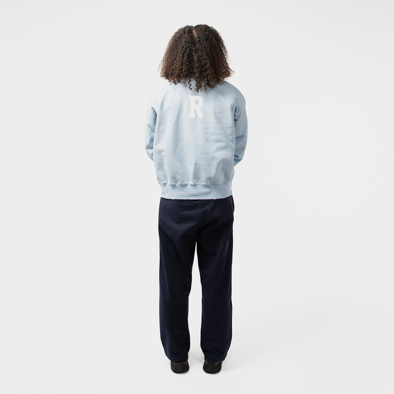 Reception（レセプション）/ TOPS（トップス）/ RAGLAN SWEAT RARE商品 / Garment Dyed Ice Blue