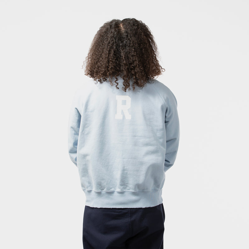 Reception（レセプション）/ TOPS（トップス）/ RAGLAN SWEAT RARE商品 / Garment Dyed Ice Blue