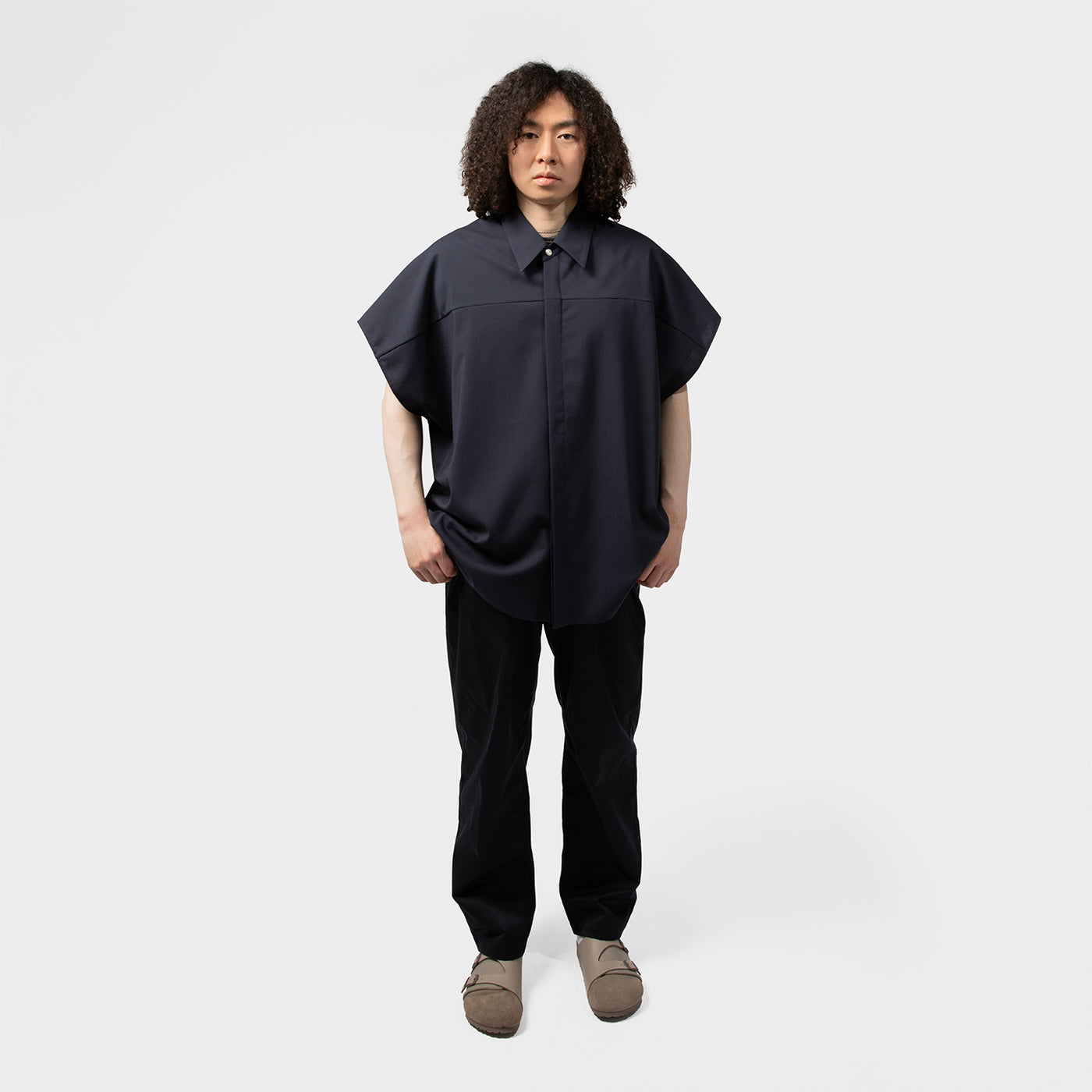 OAMC(オーエーエムシー)｜Atlantic Wool Sleevless Shirt