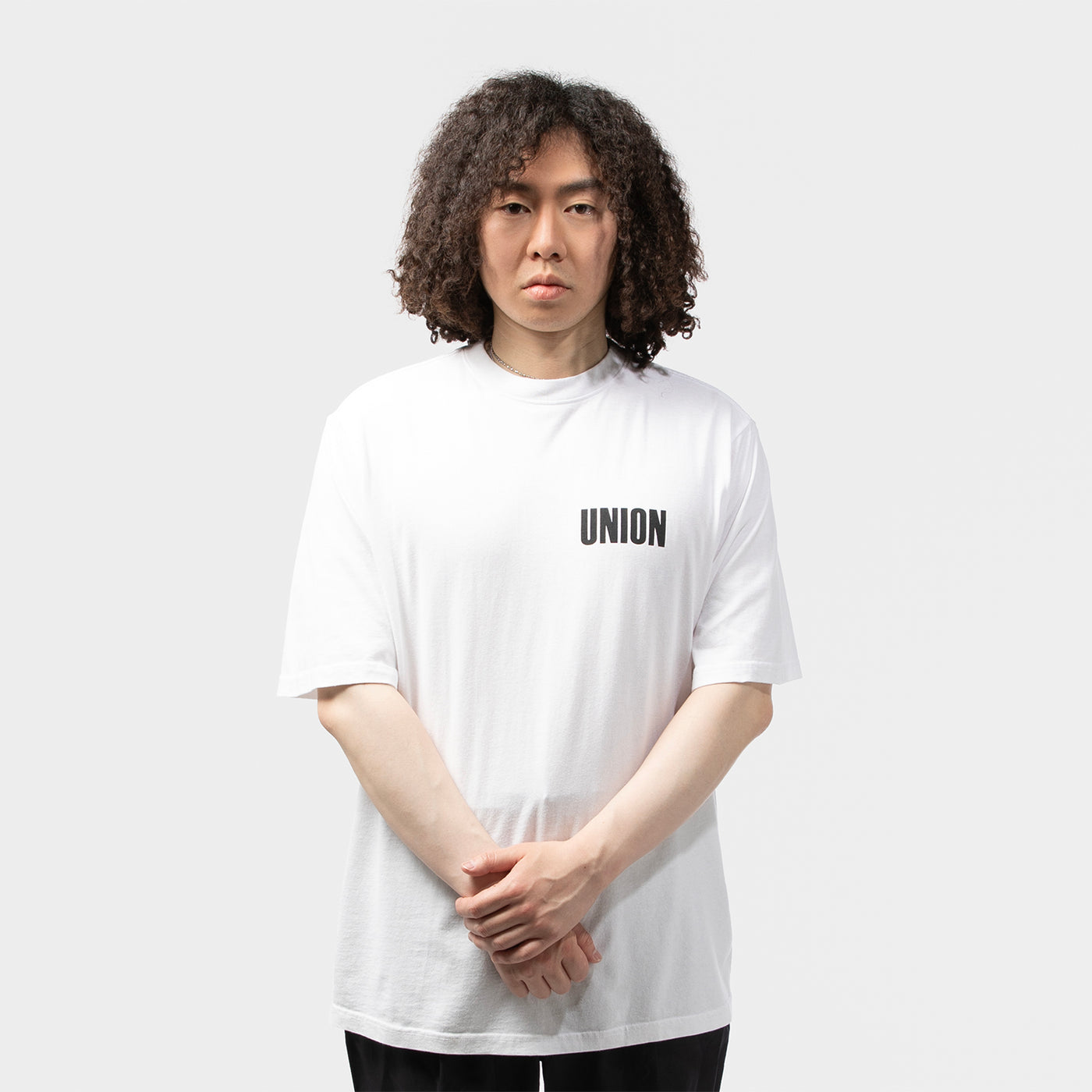 UNION ORIGINAL BLOCKS グラフィック Tシャツ アメリカ製 UNION ORIGINAL(ユニオンオリジナル)｜BLOCK LOGO TEE(ブロック