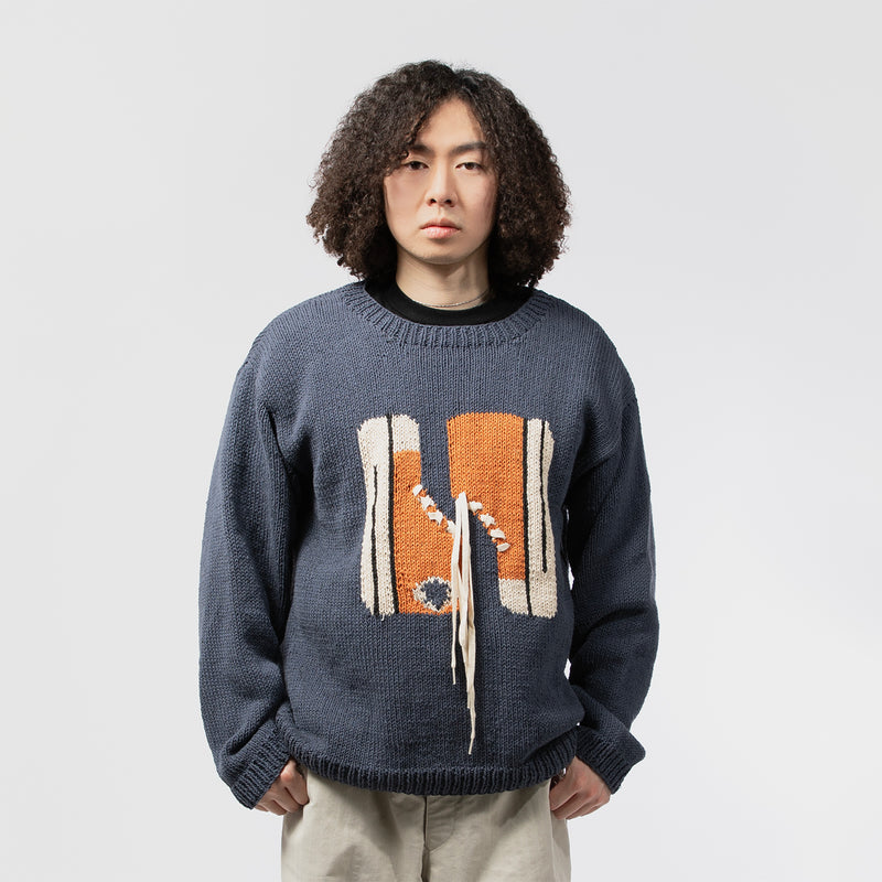 MacMahon Knitting Mills(マクマホン ニッティング ミルズ)｜L/S Crew Neck Knit-Sneaker(L/Sクルーネックニットスニーカー)｜【公式通販 UNION TOKYO】｜ユニオントーキョー