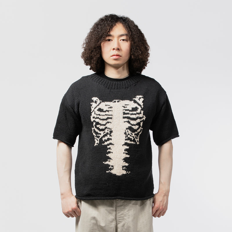 MacMahon Knitting Mills(マクマホン ニッティング ミルズ)｜S/S Crew Neck Knit-Bone(S/Sクルーネックニットボーン)｜【公式通販 UNION TOKYO】｜ユニオントーキョー