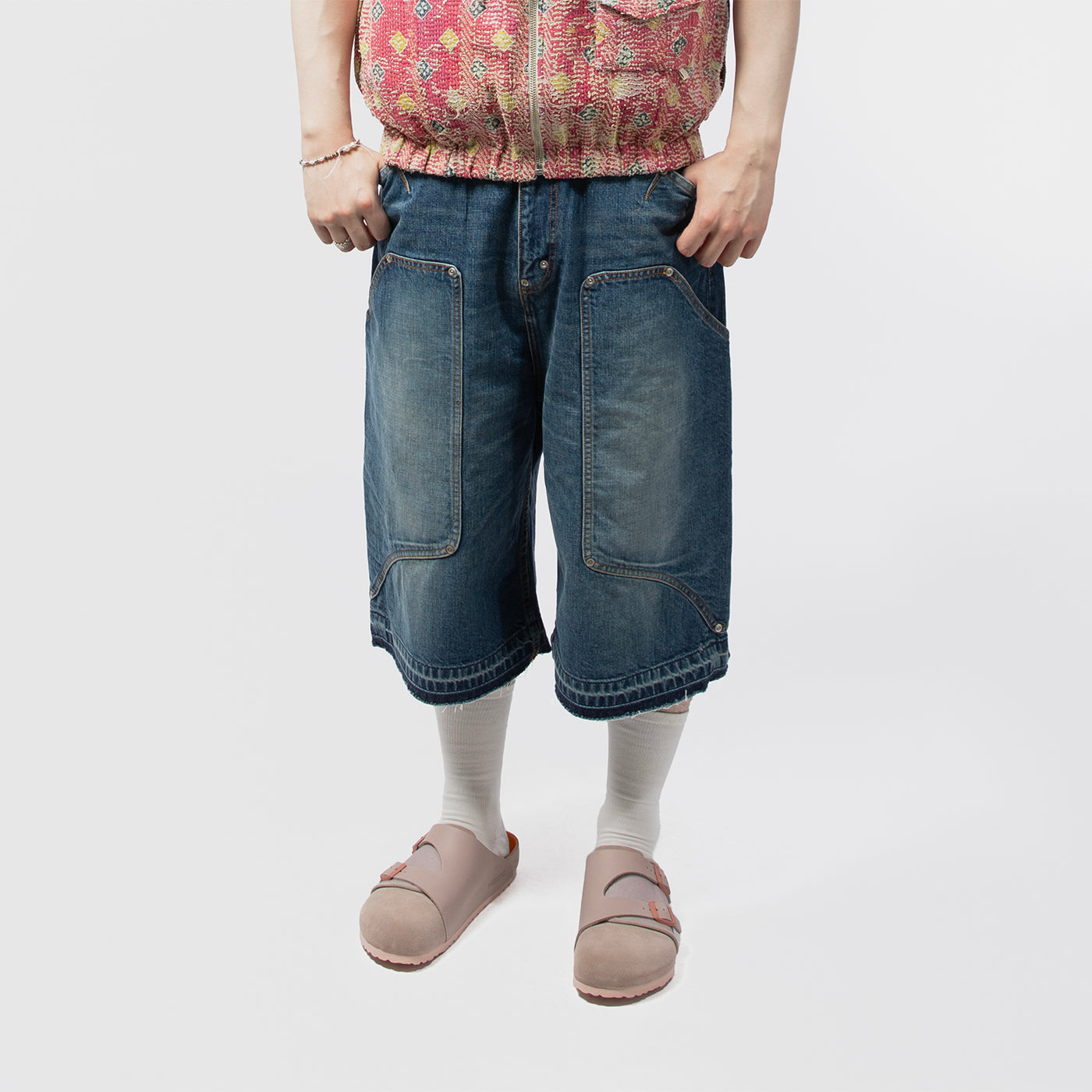 fafデニムショートパンツ ショーツ　ポーカーズ FAF_D2__202511158010200751_Ind