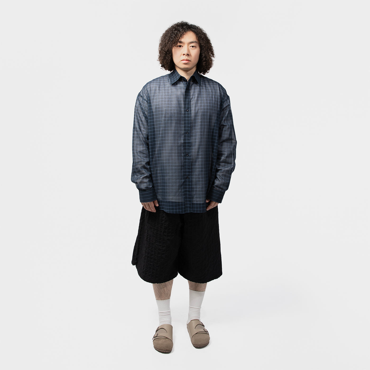 sage NATION(セイジネーション)｜CHISHOLM SHIRT LS NAVY