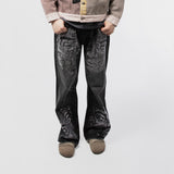 KidSuper(キッドスーパー)｜BLACK-RHINESTONE FACE JEANS(ブラックラインストーンフェイスジーンズ)｜【公式通販 UNION TOKYO】｜ユニオントーキョー