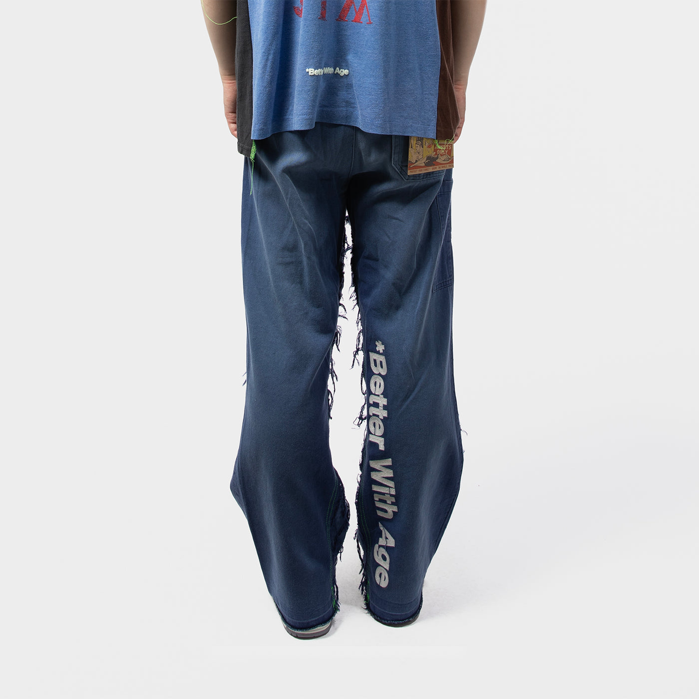 CAMION RECONSTRUCTED FRENCH WORKWEAR DOUBLE-WIDE TROUSER