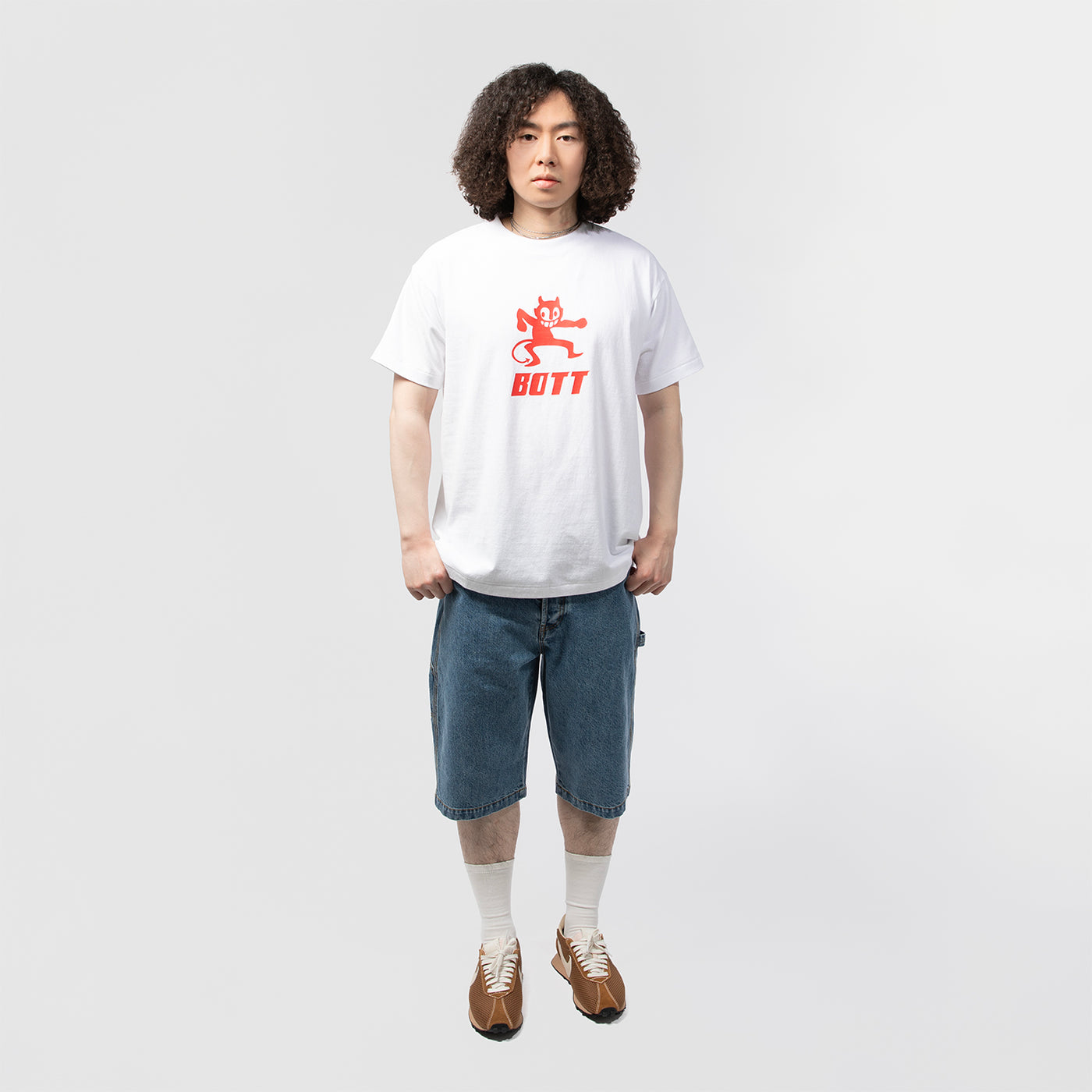 BoTT(ボット)｜Sparkle Denim Painter Short(スパークルデニム