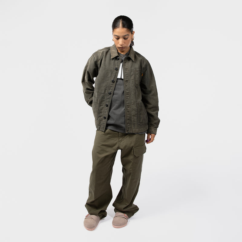 UNION ORIGINAL（ユニオンオリジナル）/ OUTER（アウター）/ MOLESKIN CHORE JACKET商品 / BLACK