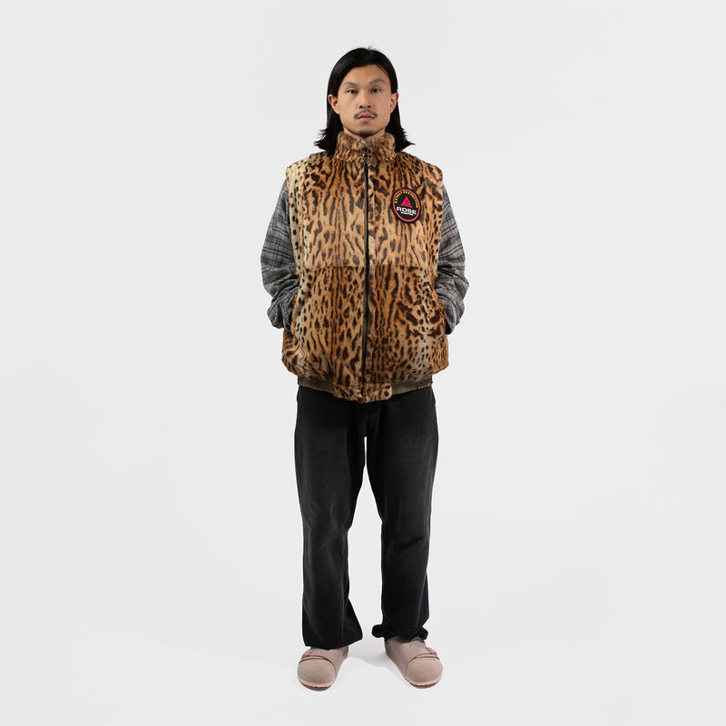 MARTINE ROSE（マーティンローズ）/ OUTER（アウター）/ REVERSIBLE FUR GILET商品 / BEIGE KHAKI