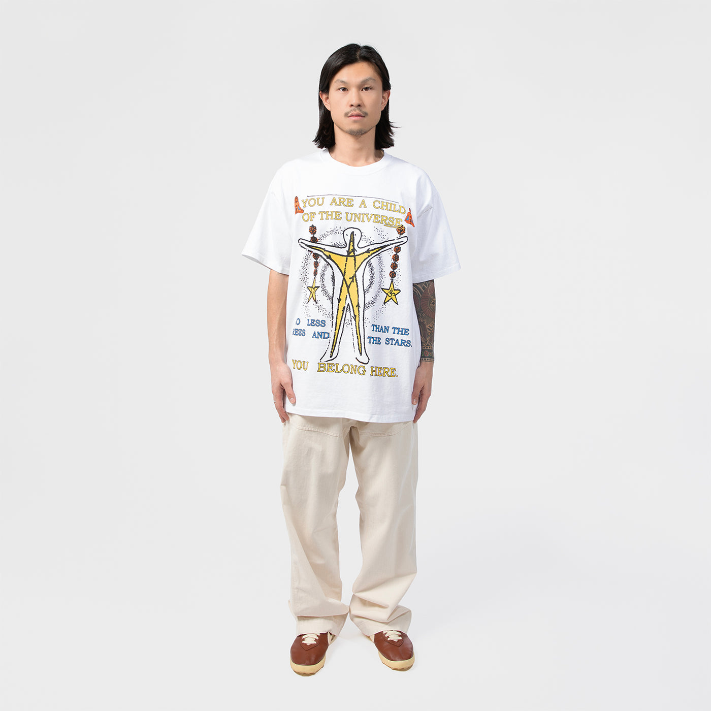 YOU BELONG HERE WHITE SS TEE｜ONLINE CERAMICS｜TOPS（トップス