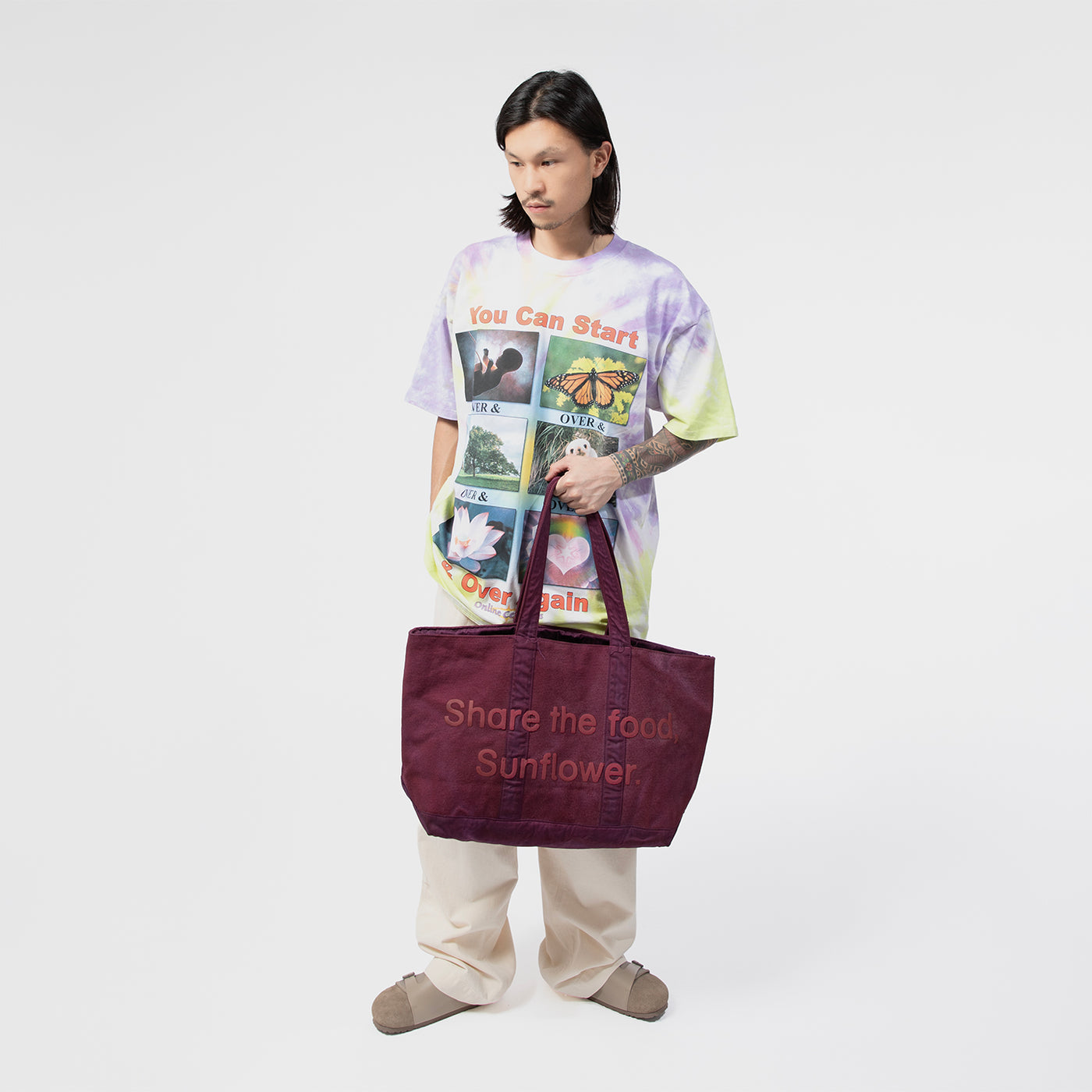 online ceramics トートバッグ 202521037011301052_Burgundy_3_