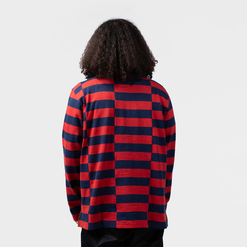 WALES BONNER（ウェールズボナー）/ TOPS（トップス）/ CITY POLO商品 / RED / NAVY