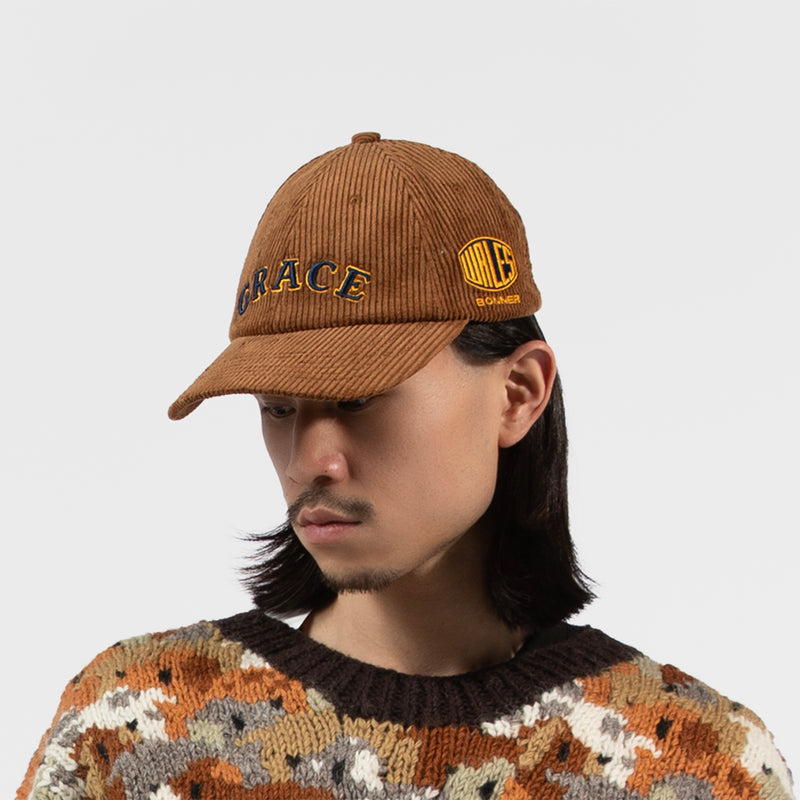 WALES BONNER（ウェールズボナー）/ ACCESSORIES（アクセサリー）/ GRACE CORDUROY CAP商品 / BROWN