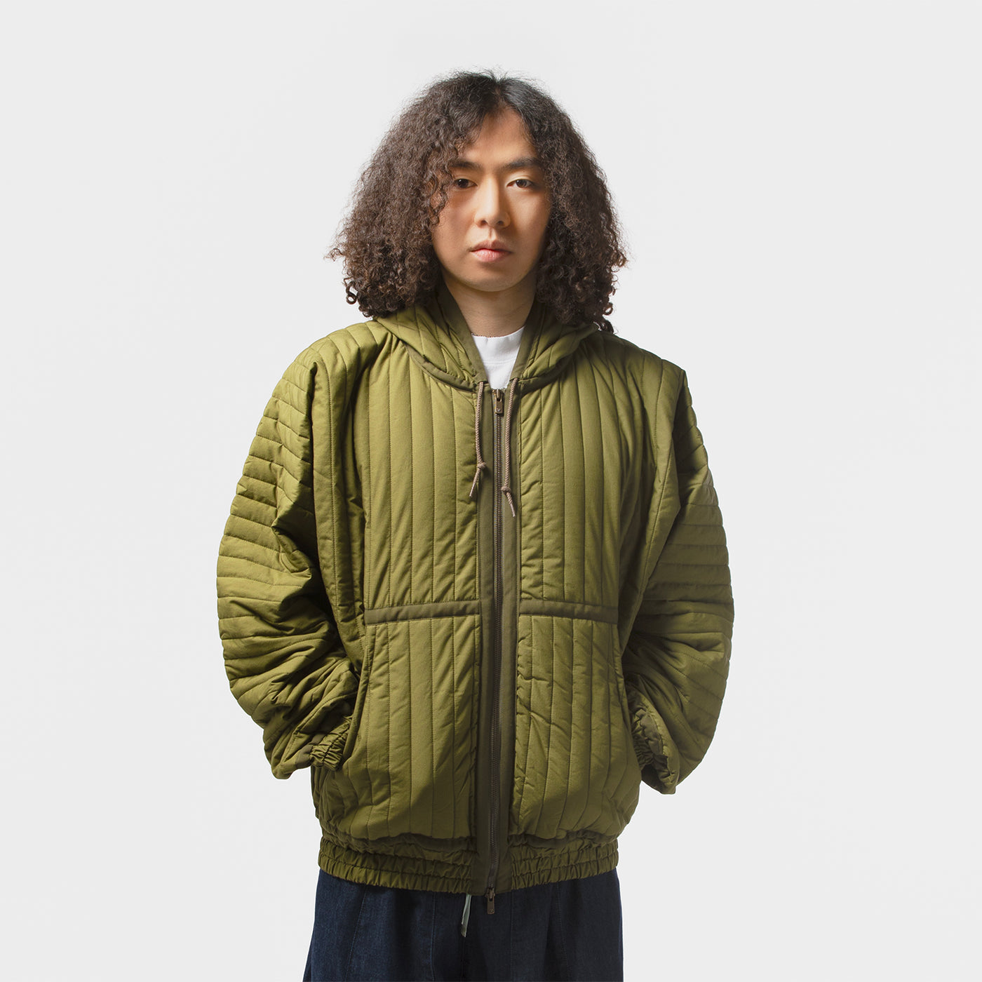 TAPED QUILTED HOODY - COTTON POPLIN｜NEEDLES｜OUTER（アウター