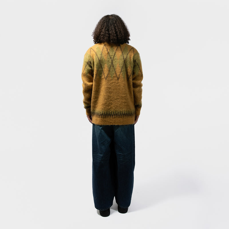 NEEDLES（ニードルス）/ TOPS（トップス）/ Mohair Cardigan - Argyle商品 / Mustard