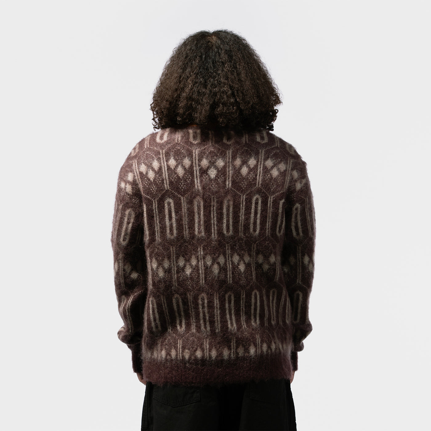 MOHAIR CARDIGAN - GEOMETRIC｜NEEDLES｜TOPS（トップス）｜【公式通販