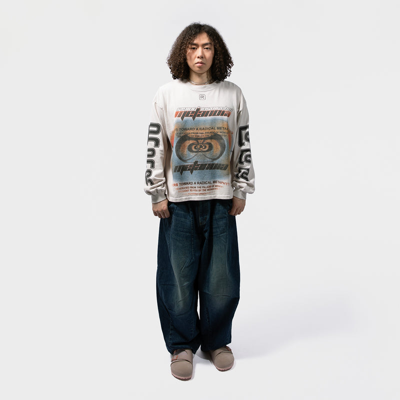 RRR123（アールアールアールワンツースリー）/ TOPS（トップス）/ DIVINITY PAPER GARDEN LS TEE商品 / LIGHT GREY