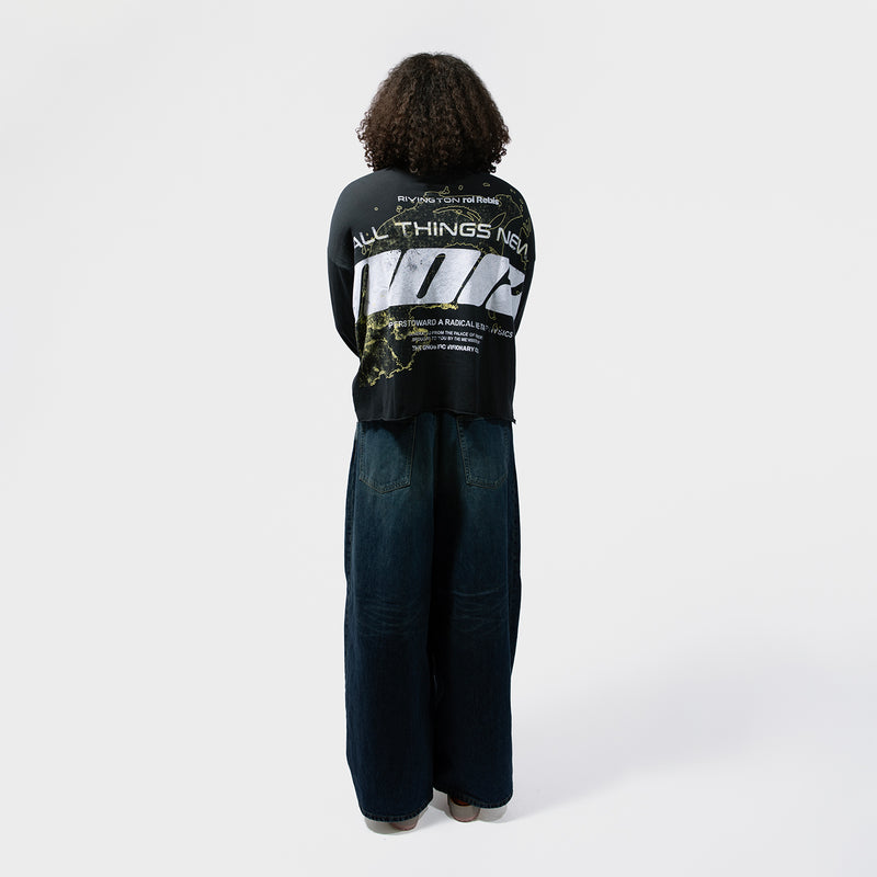 RRR123（アールアールアールワンツースリー）/ TOPS（トップス）/ ALL THINGS NEW ENEMY LS TEE商品 / MECHANIC BLACK