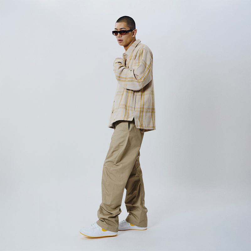 UNION ORIGINAL（ユニオンオリジナル）/ TOPS（トップス）/ ROSCOE SHIRT商品 / YELLOW/CREAM