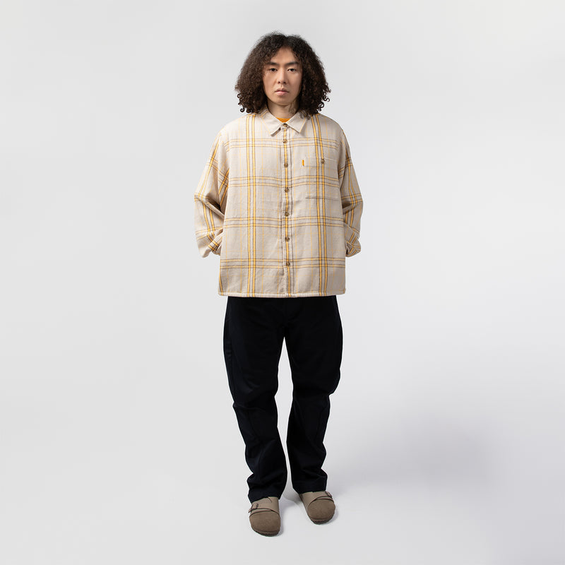UNION ORIGINAL（ユニオンオリジナル）/ TOPS（トップス）/ ROSCOE SHIRT商品 / YELLOW/CREAM