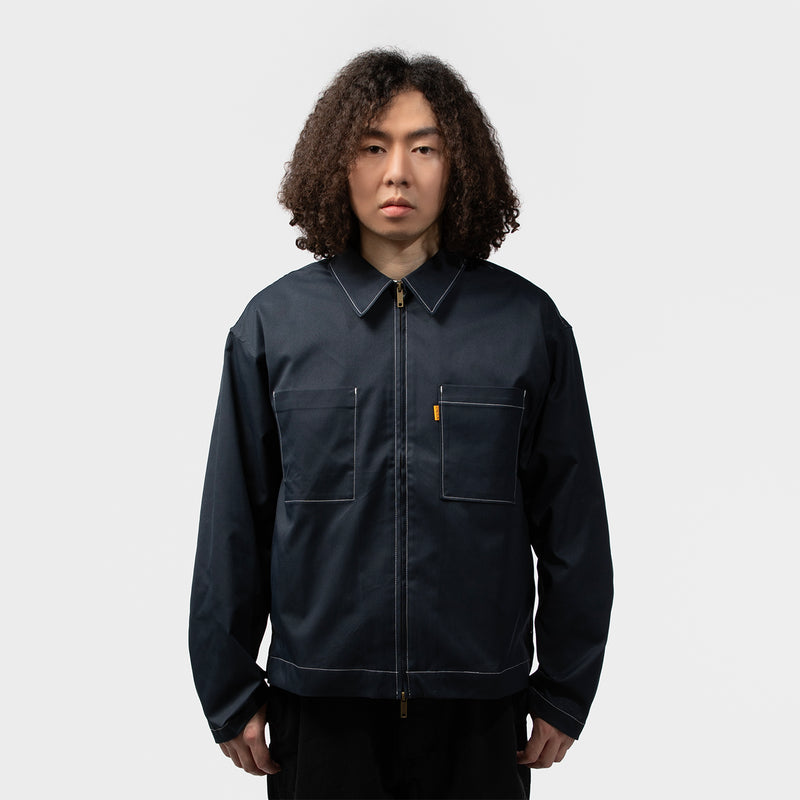 UNION ORIGINAL（ユニオンオリジナル）/ TOPS（トップス）/ STACEY ZIP SHIRT商品 / NAVY