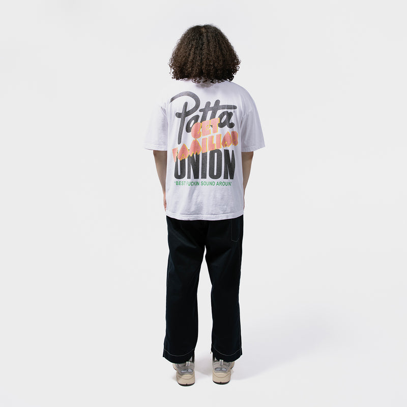 UNION ORIGINAL（ユニオンオリジナル）/ TOPS（トップス）/ UNION GET FAMILIAR TEE商品 / White