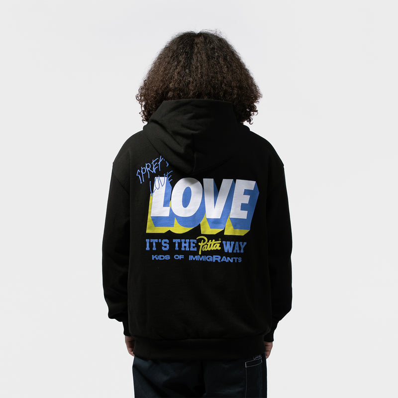 UNION ORIGINAL（ユニオンオリジナル）/ TOPS（トップス）/ KOI SPREAD LOVE TEE ZIP HOODIE商品 / Vintage Black