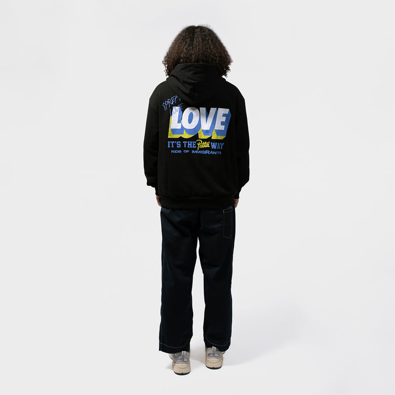 UNION ORIGINAL（ユニオンオリジナル）/ TOPS（トップス）/ KOI SPREAD LOVE TEE ZIP HOODIE商品 / Vintage Black