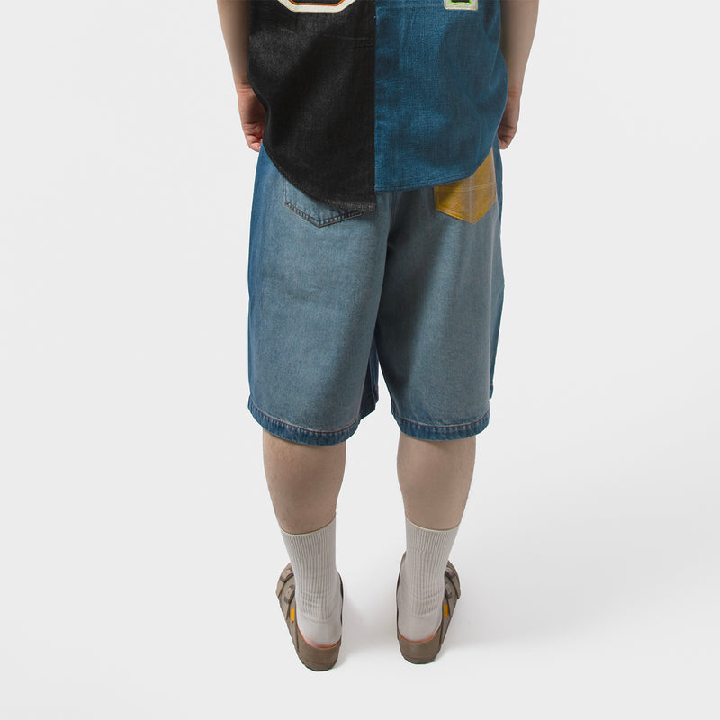 SUPERVSN STUDIOS（スーパーヴィジョンストゥディオス）/ BOTTOMS（ボトムス）/ GAME DAY DENIM SHORT商品 / BLUE