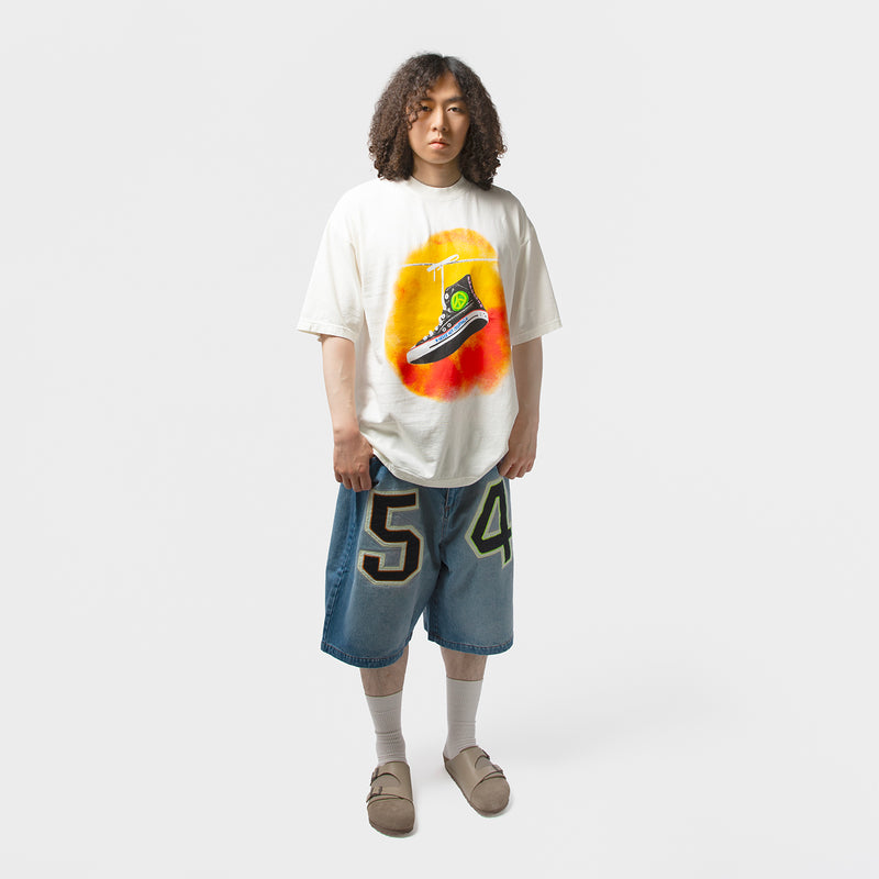 SUPERVSN STUDIOS（スーパーヴィジョンストゥディオス）/ TOPS（トップス）/ NEW MEMORIES TEE VINTAGE WASH商品 / BONE
