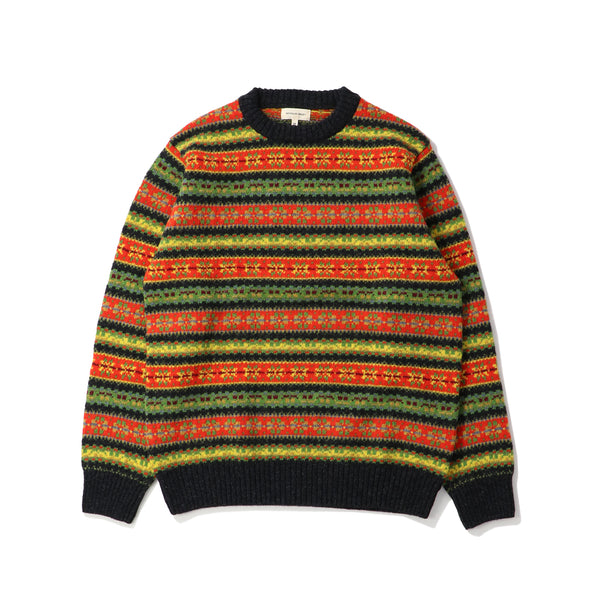 NICHOLAS DALEY(ニコラスデイリー)｜FAIRISLE CREWNECK SWEATER(フェアアイルクルーネックセーター)｜【公式通販 UNION TOKYO】｜ユニオントーキョー