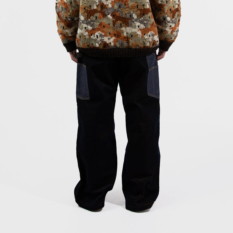 NICHOLAS DALEY（ニコラスデイリー）/ BOTTOMS（ボトムス）/ Nicholas Daley OG Double Knee Pant商品 / ND Dark Navy / Mustard