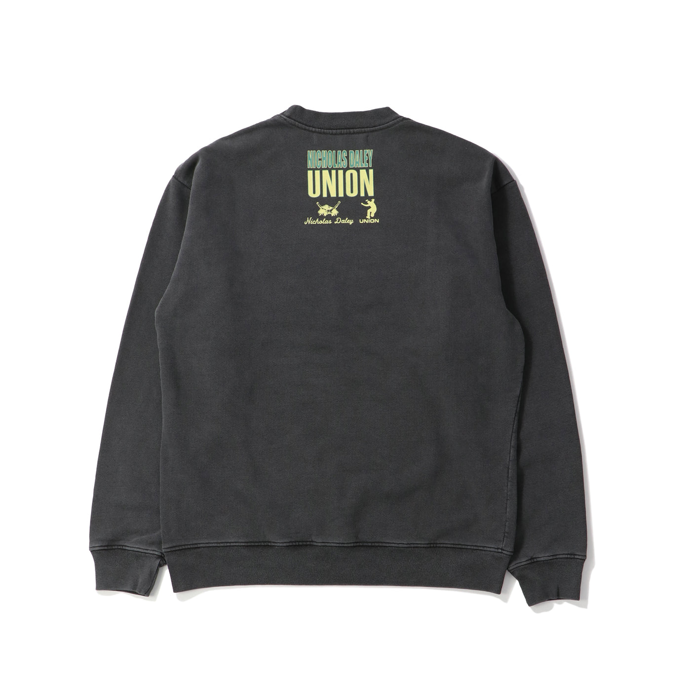 ニコラス　チャコールグレーXS UNION X NICHOLAS DALEY CREW｜NICHOLAS DALEY｜TOPS（トップス
